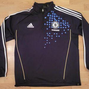 Chelsea FC Adidas Climawarm Quarter Zip - Large